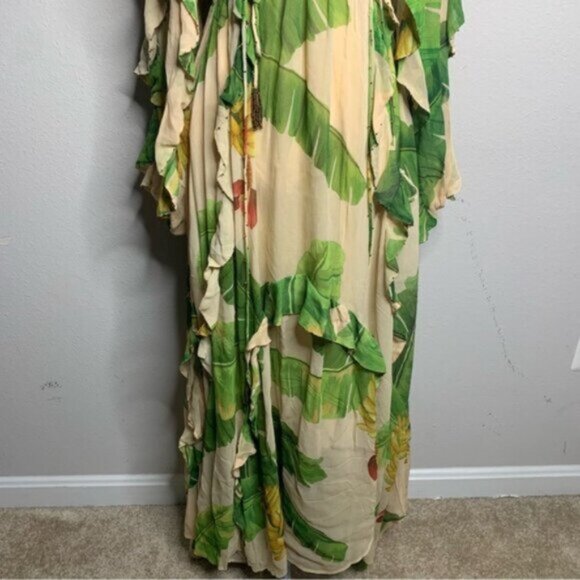 NWT Farm Rio Fresh Banana Maxi Dress - Picture 12 of 17